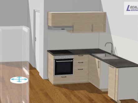 Pronájem bytu, 1+kk, 32 m²