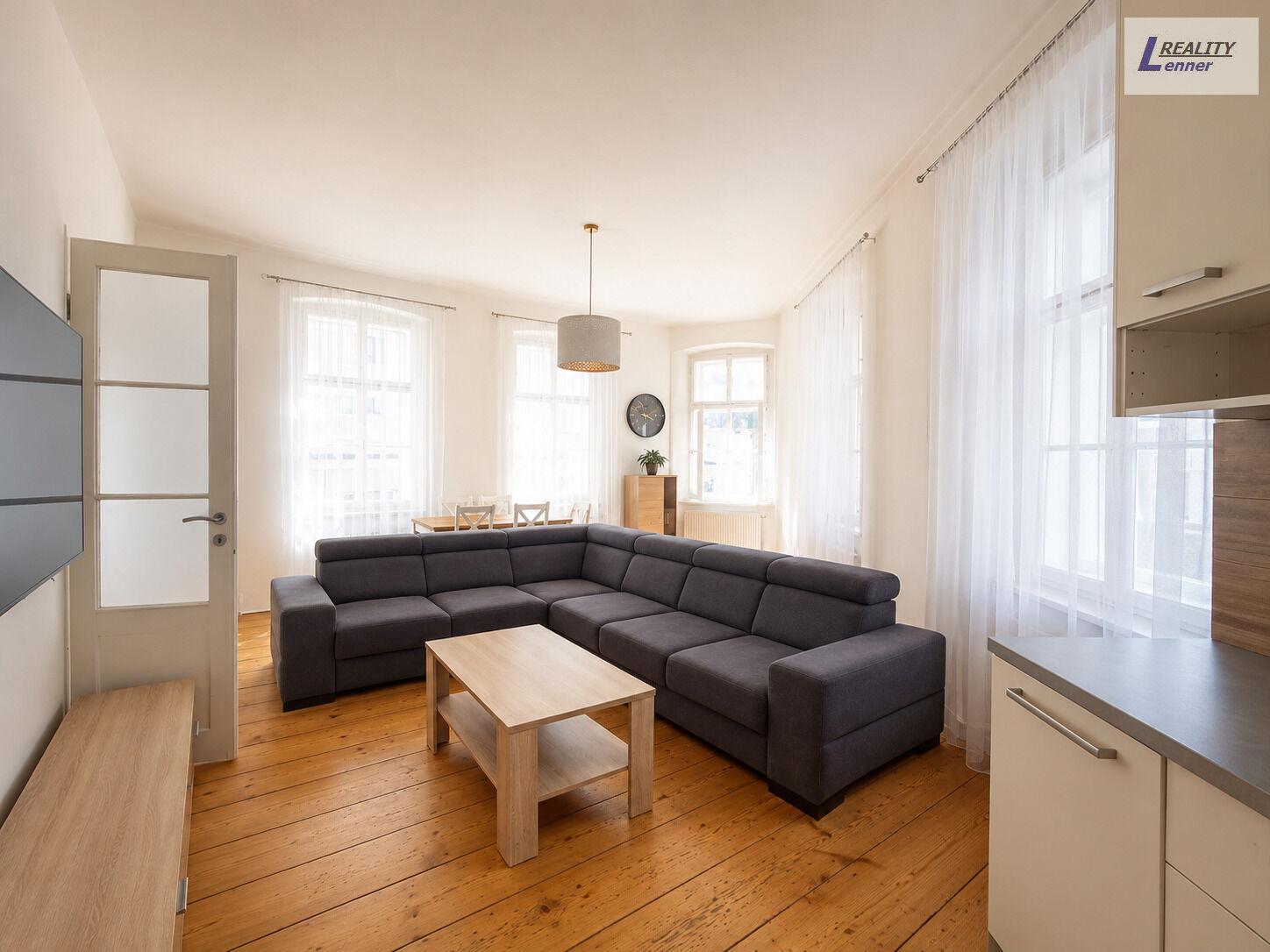 Pronájem bytu 2+kk, cihla, 55 m2, 2. patro