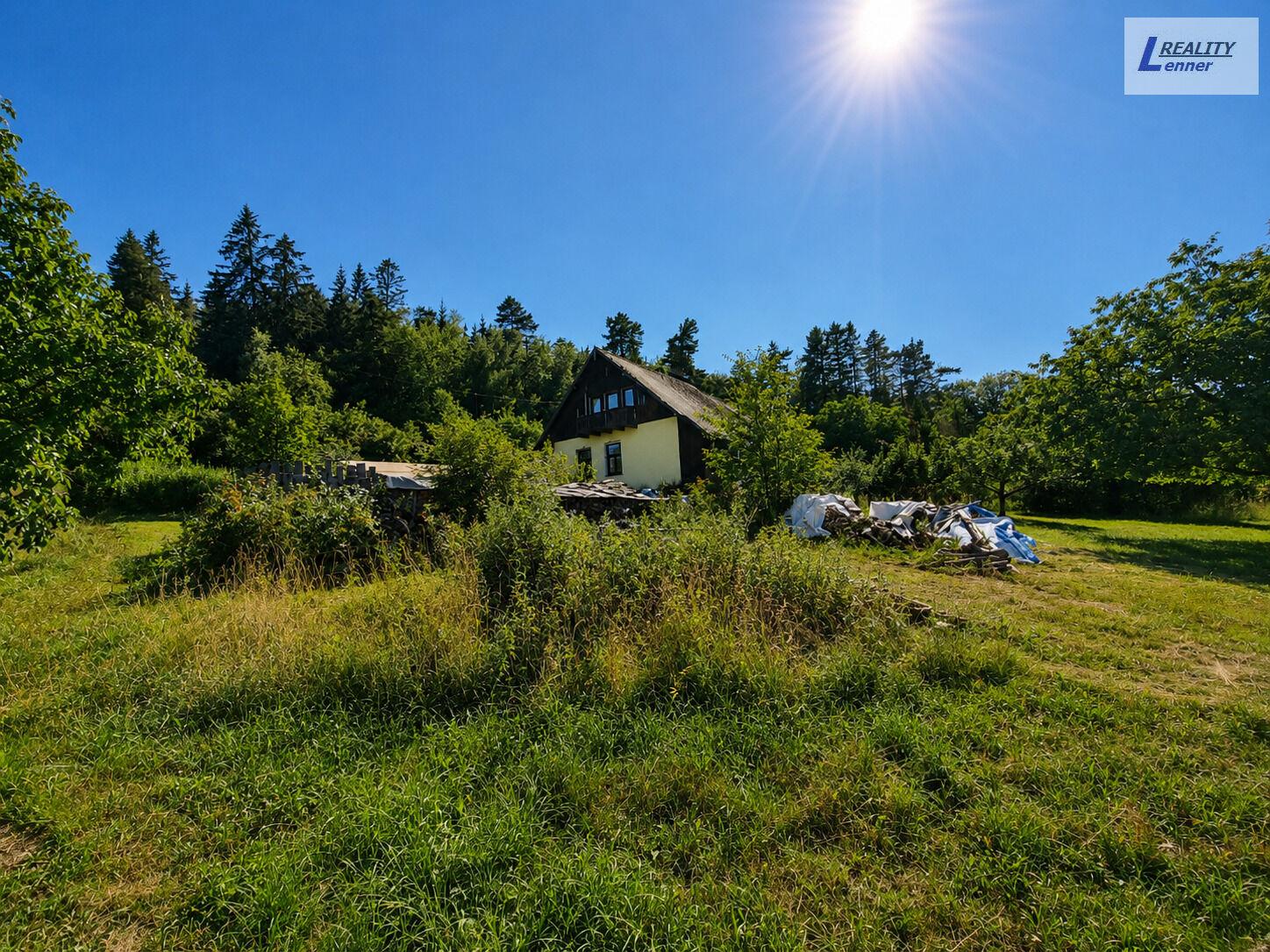 RD 2+1/ balkon, sklep, vše na pozemku s výměrou 1.927 m2