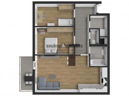 Prodej bytu, 3+kk, 97 m²