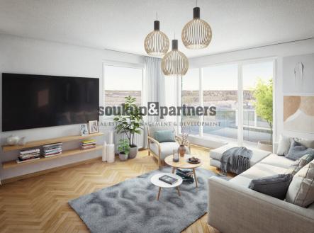 Prodej bytu, 2+kk, 63 m² obrázek