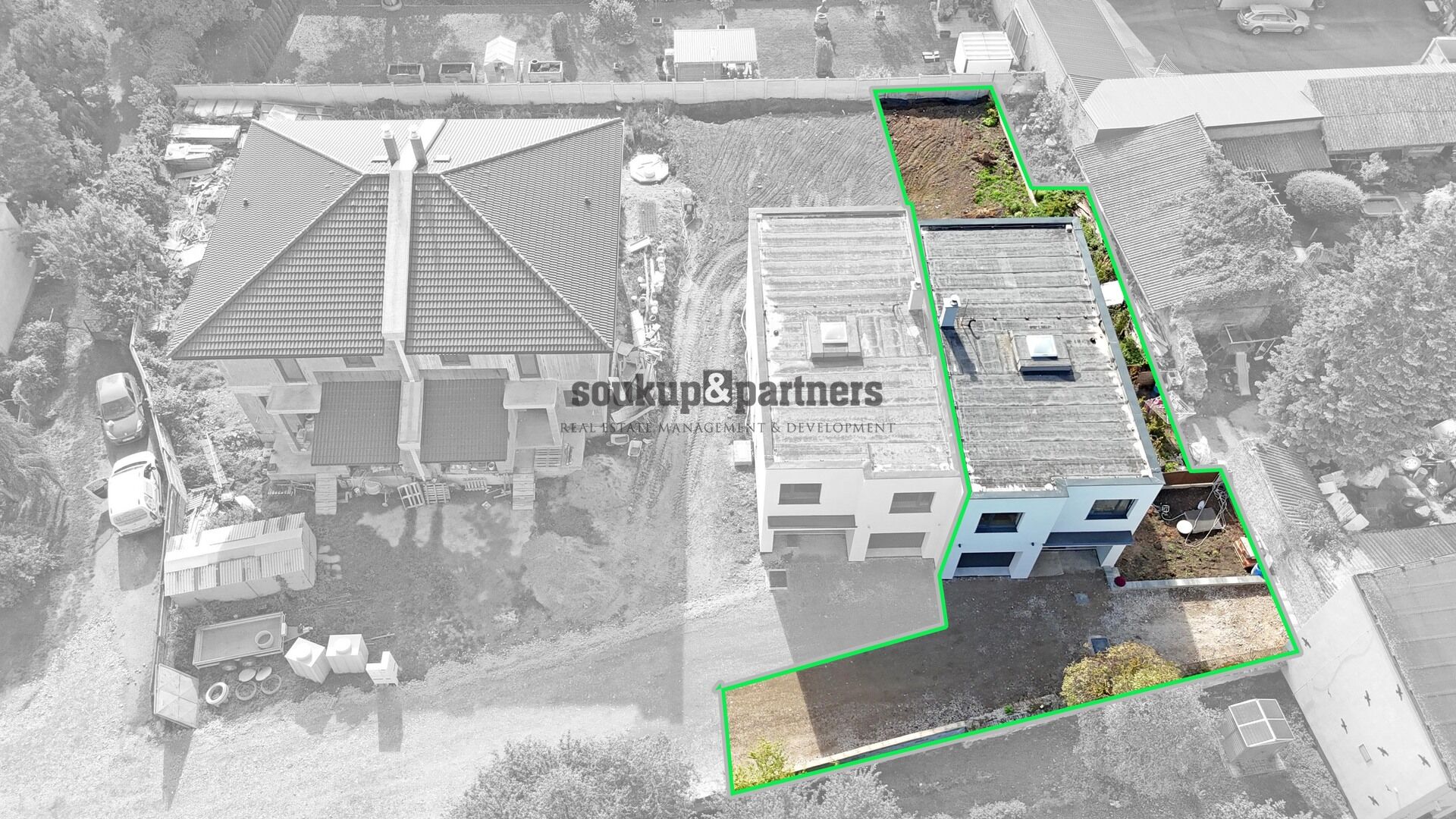 Novostavba RD 5+kk/ Garáž - 165 m2, Tepelné čerpadlo Daikin, pozemek 482 m2, Kladno - Dubí.
