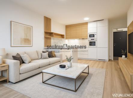 Pronájem bytu, 2+kk, 59 m²