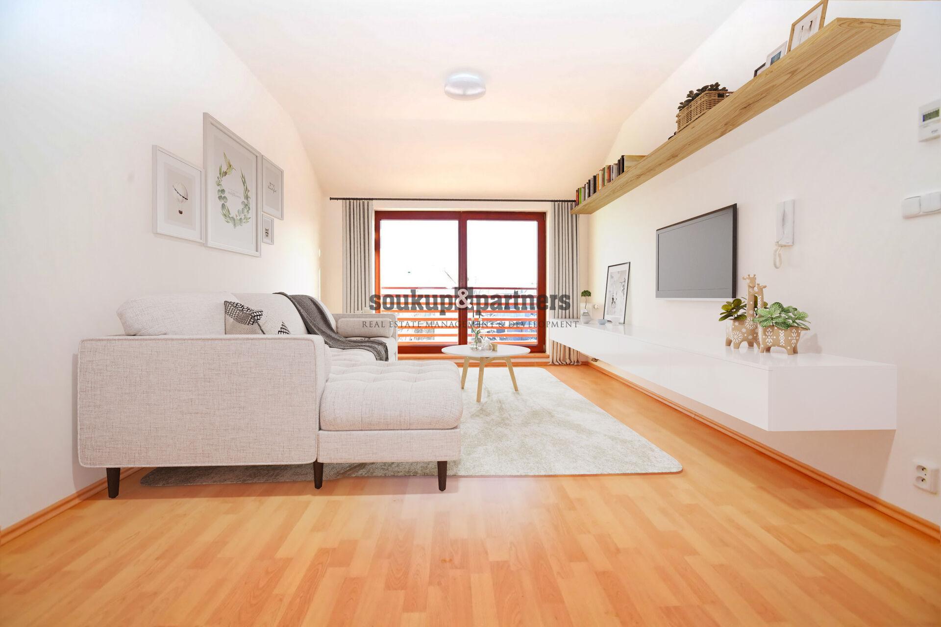 Byt 3+kk/ Balkon/ Terasa - 88 m2, Říčany - Radošovice.