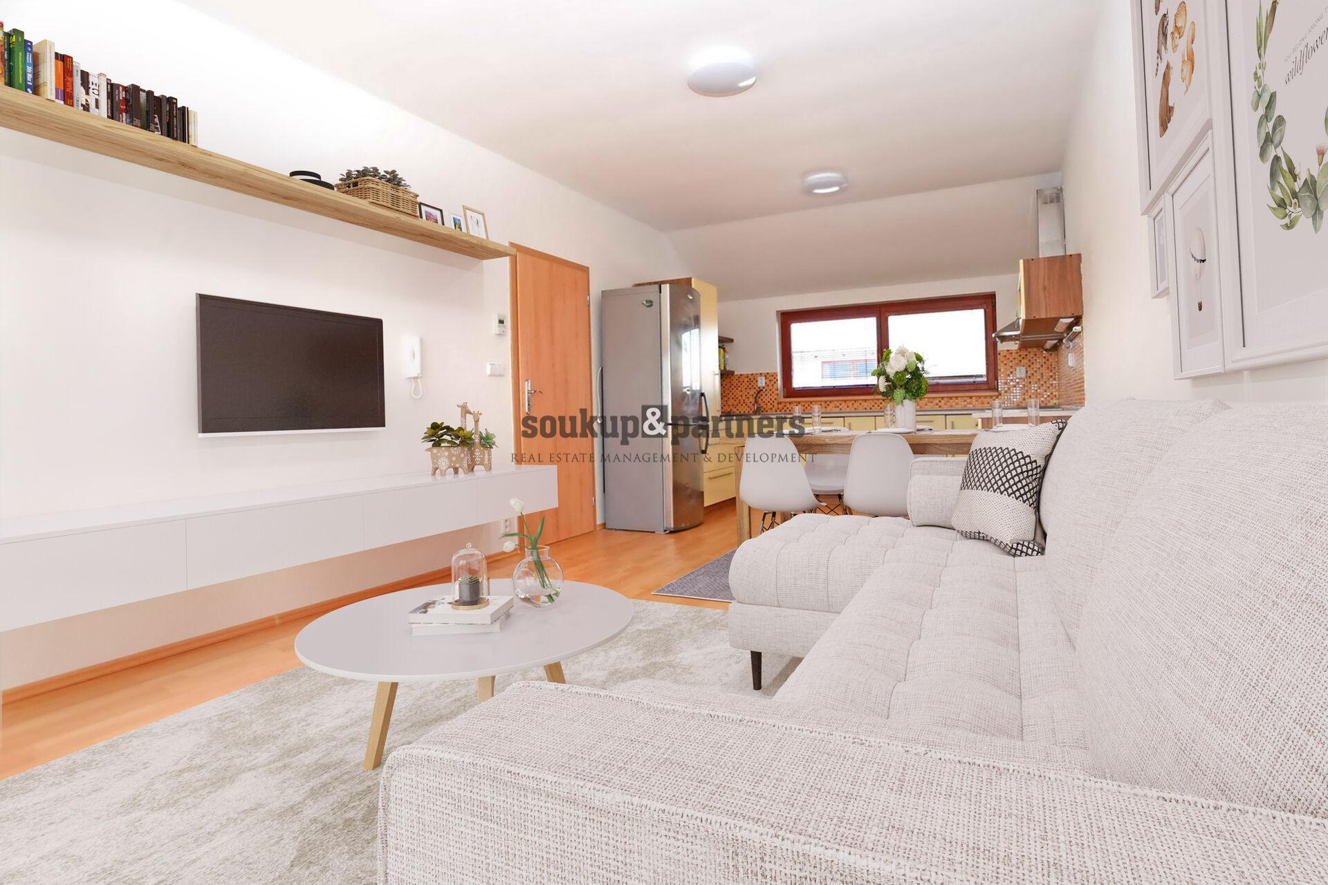 Byt 3+kk/ Balkon/ Terasa - 88 m2, Říčany - Radošovice.