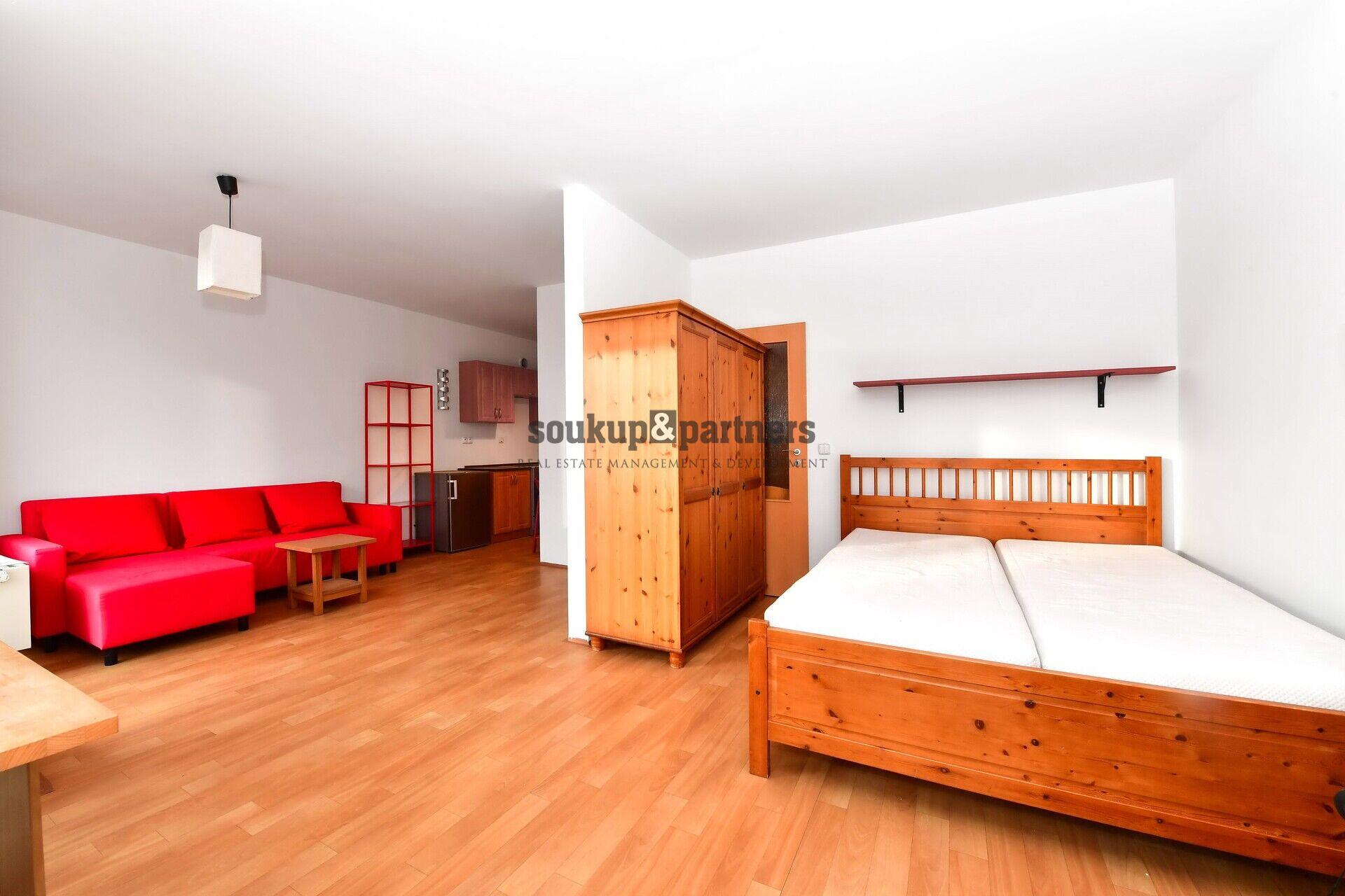 Pronájem 1+kk + Lodžie, 43 m², Praha 5 - Stodůlky.