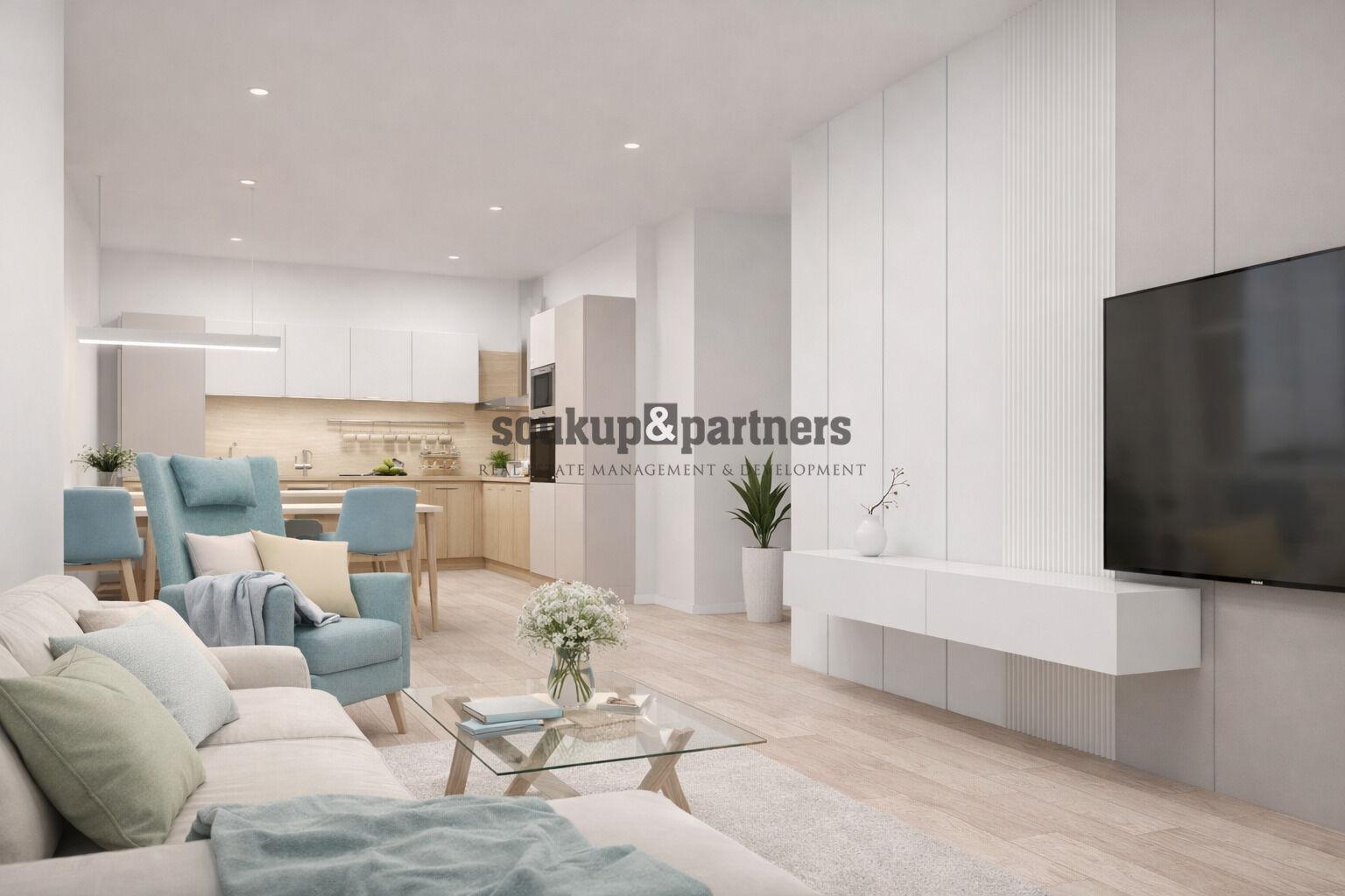 Prodej bytu 2+kk + Lodžie, 57,8 m2, Praha 6 - Ruzyně.