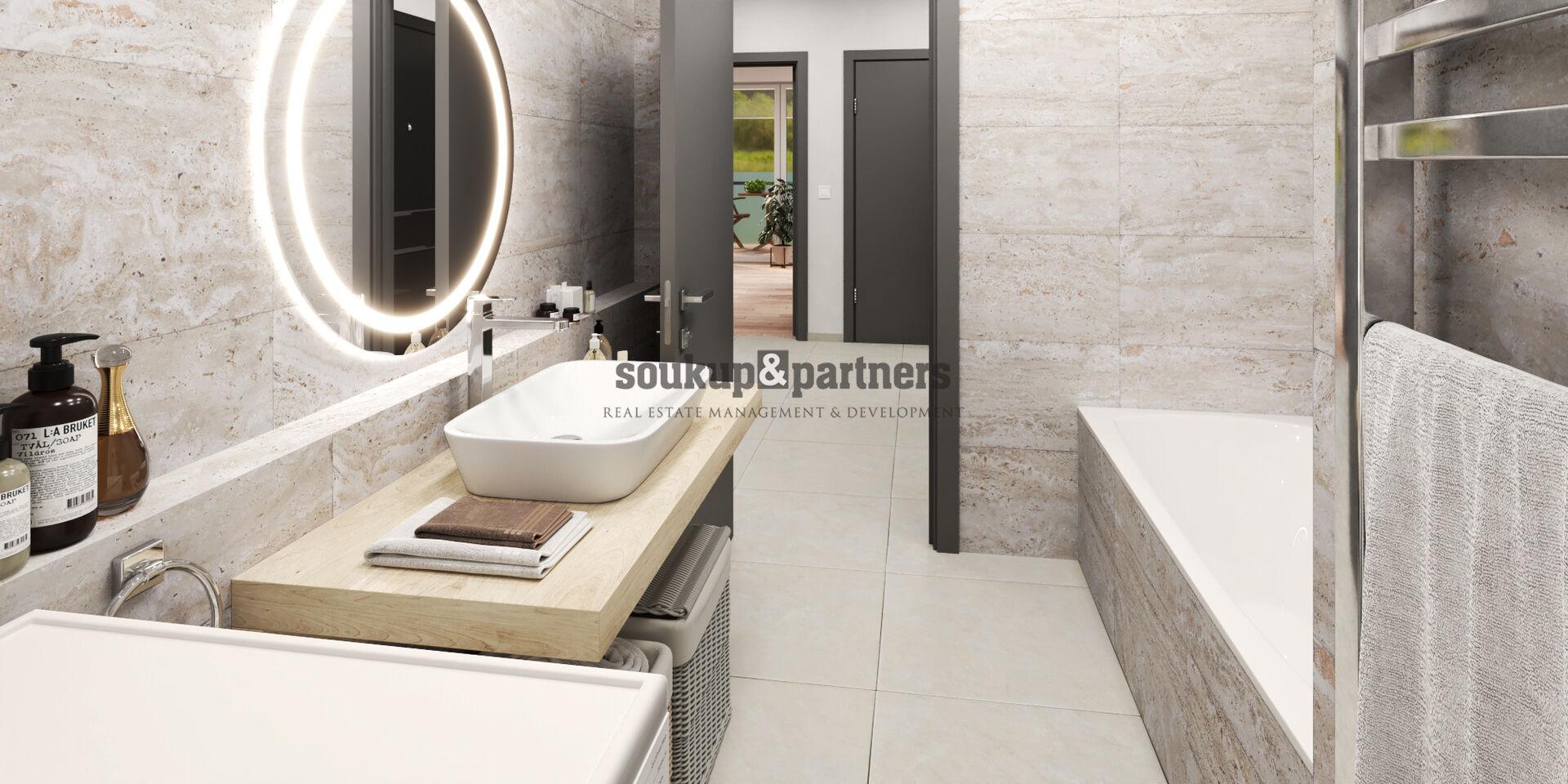 Prodej bytu 2+kk + Lodžie, 57,8 m2, Praha 6 - Ruzyně.