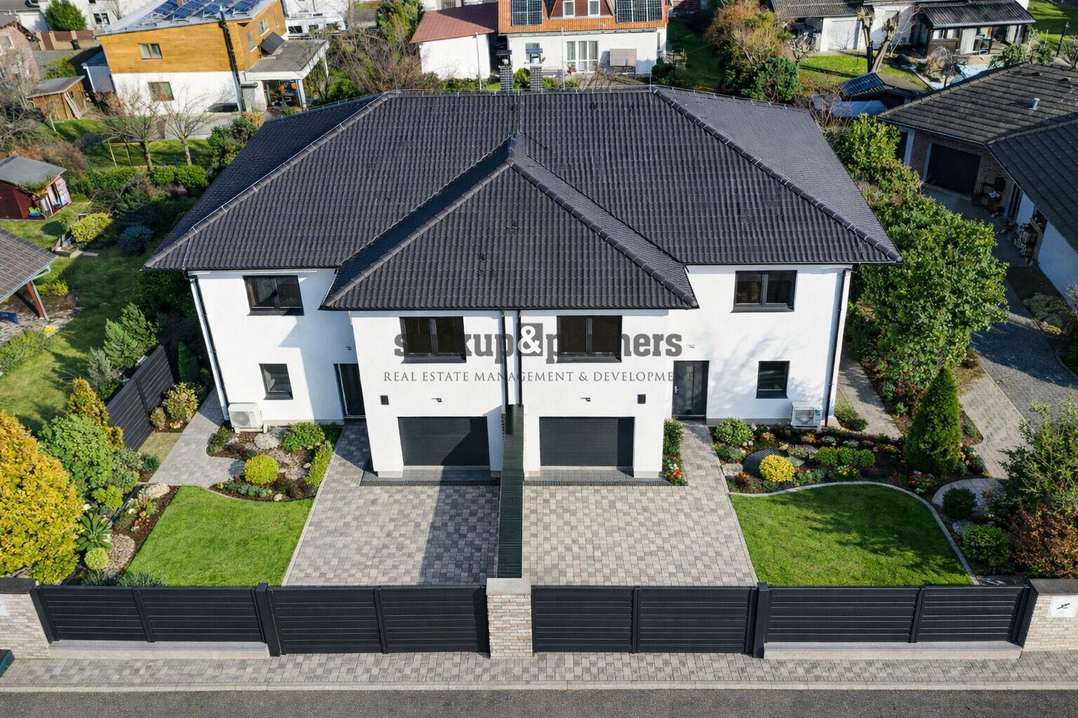 RD 6+kk - 193 m2, Garáž, Tepelné čerpadlo, Podlahové vytápění, pozemek 468 m2, Bašť, Praha - východ.