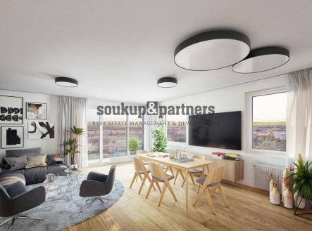 Prodej bytu, 2+kk, 59 m²