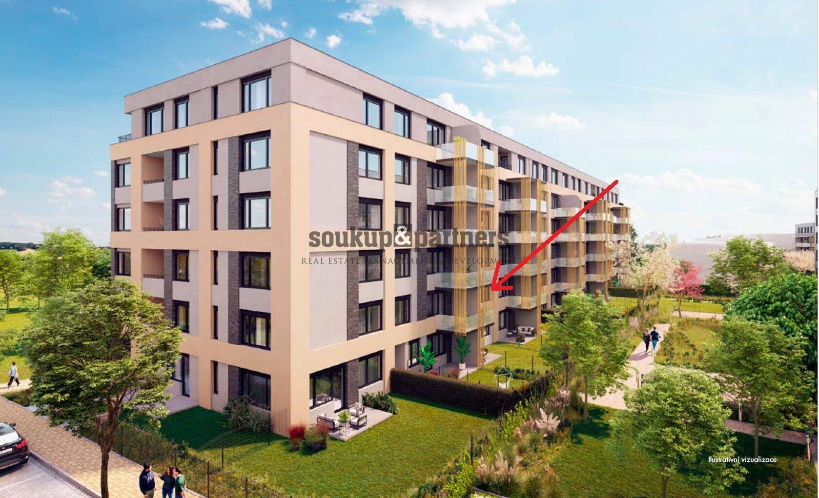 Nový družstevní byt 2+1/ Lodžie - 57 m2, Kolaudace 7/2026, projekt Kaskády Barrandov.