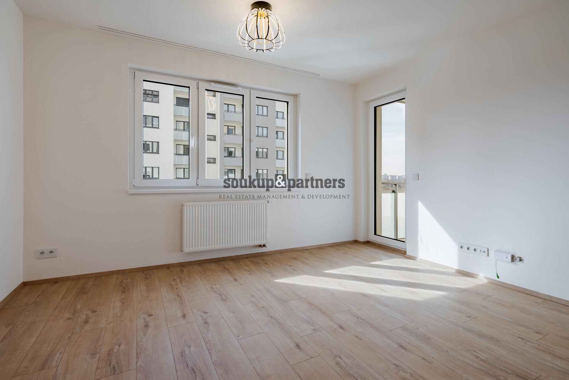 Pronájem nového bytu 2+kk 48 m2 - Praha 5 - Barrandov