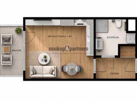 Prodej bytu, 1+kk, 30 m²