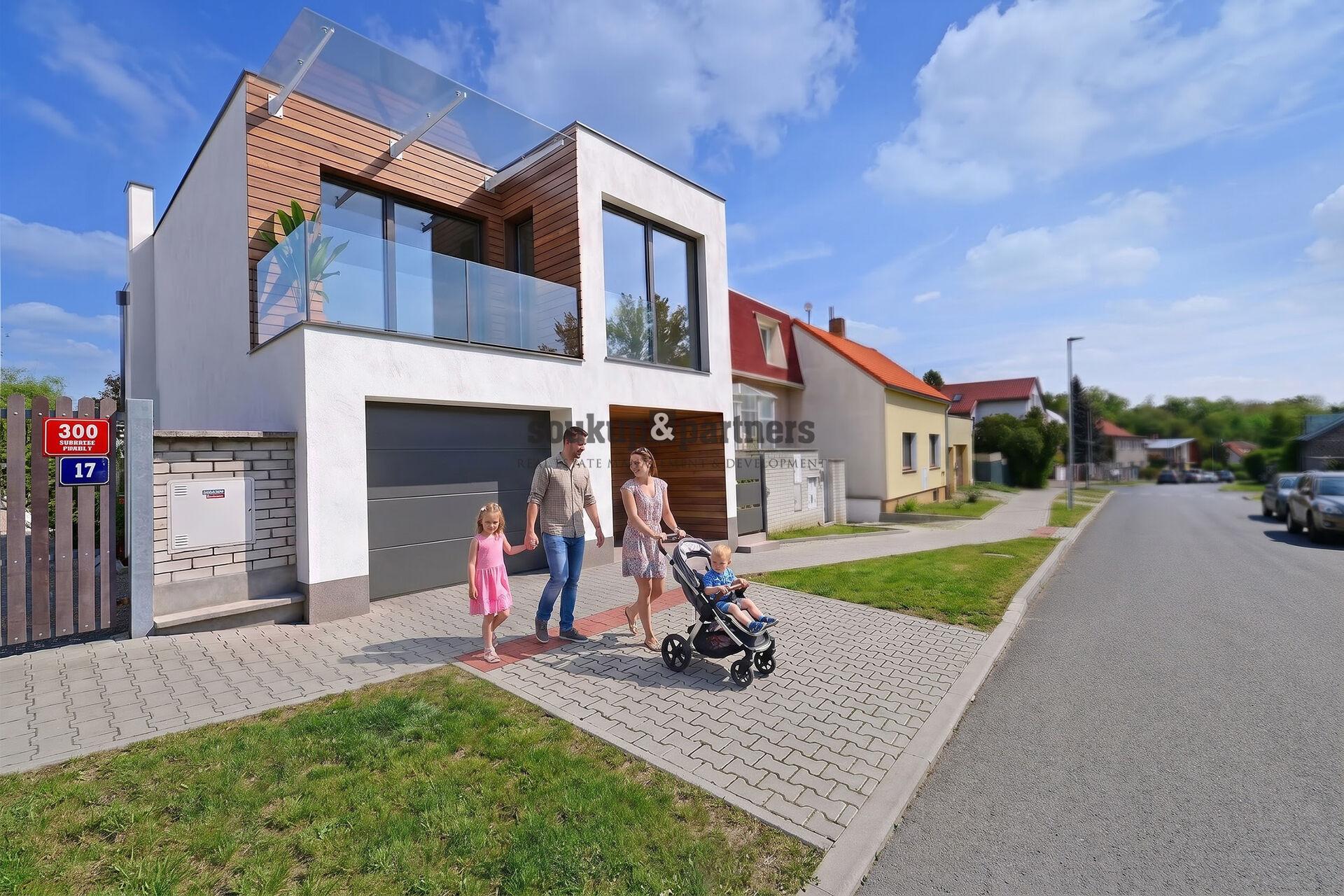 Stavební pozemek vč. projektu a stavebního povolení - 317 m2, Praha 4 - Kunratice.