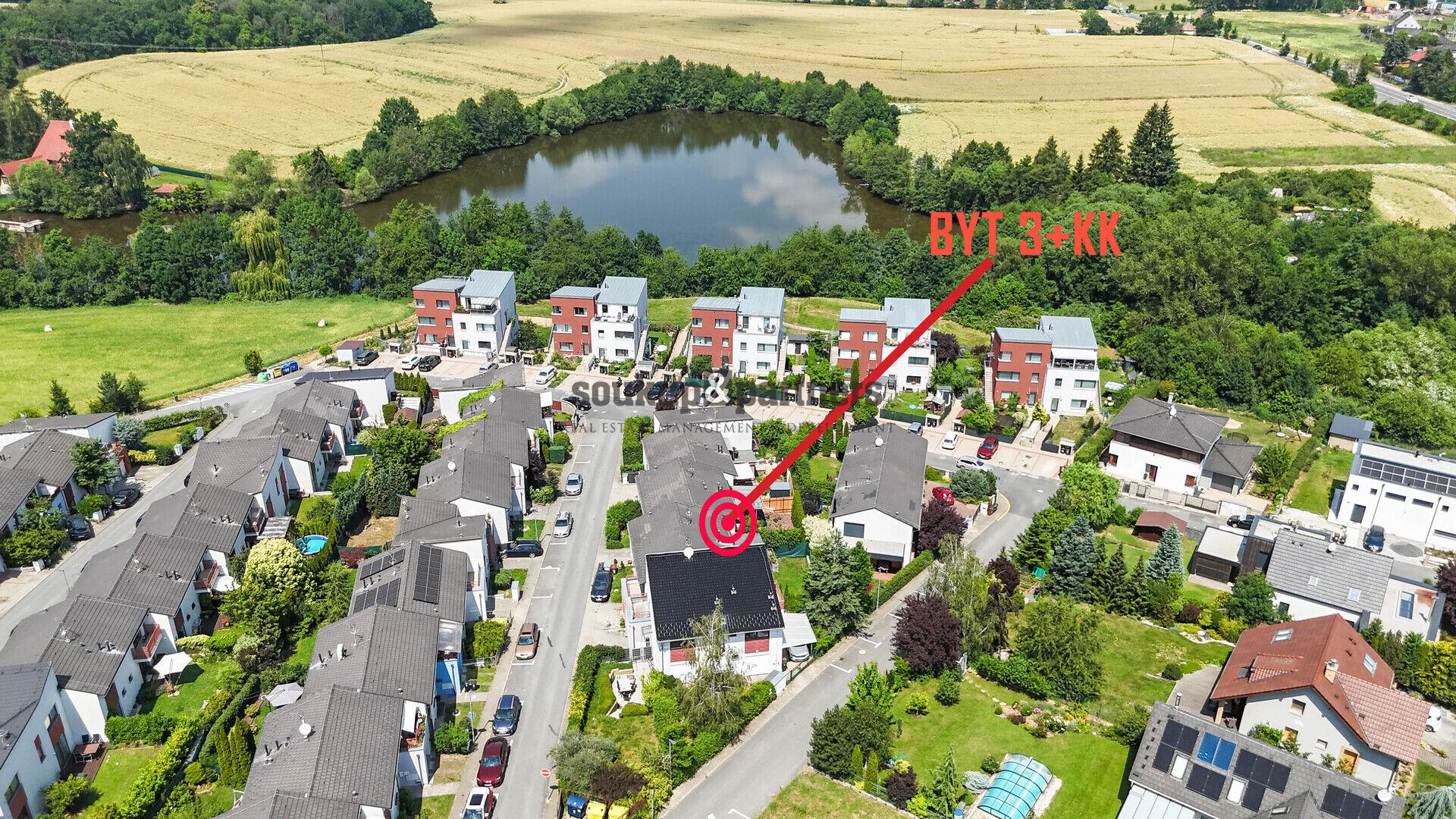 Byt 3+kk/ Balkon/ Terasa - 88 m2, Říčany - Radošovice.