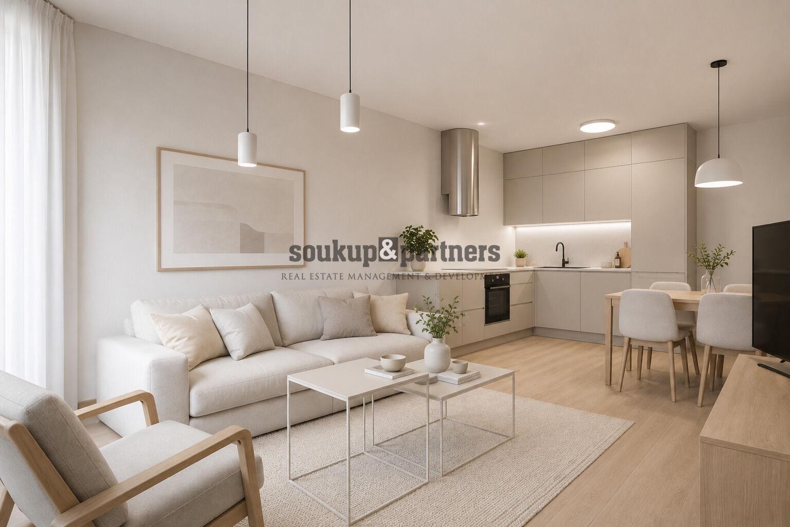 Prodej bytu 2+kk + Balkon, 55 m2, Praha 9 - Kbely.