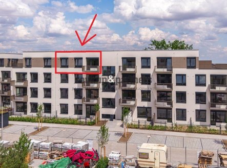 Nový družstevní byt 3+kk/ Balkon - 79 m2, Garážové stání, Sklep - projekt PORTTI Kladno.