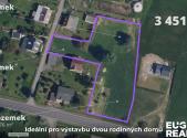 Prodej pozemku pro bydlení, 3 451 m²