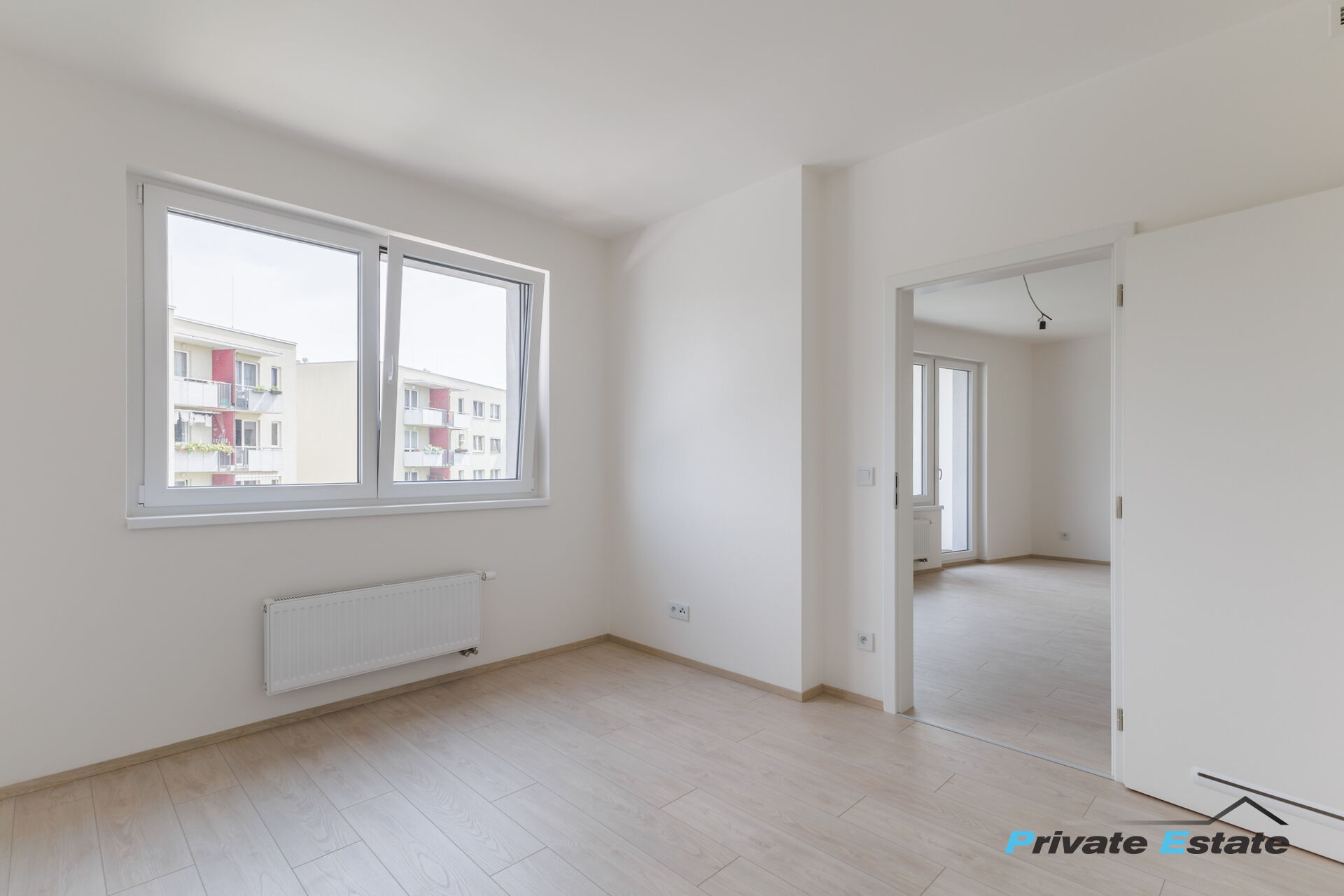 Prodej bytu (53,4m2) 2+kk s balkonem (3,4m2) a parkovacím stáním, novostavba - Fr. Diviše, Praha 10