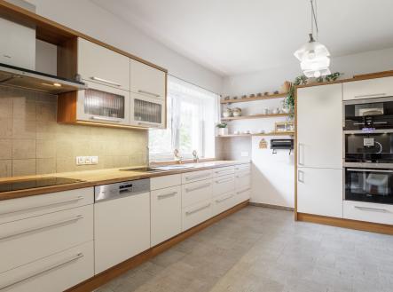 Prodej rodinného domu 7+1 (365m2) ze zahradou a dvorem (2193m2) a apartmány