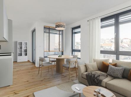 Prodej bytu, 2+kk, 48 m²