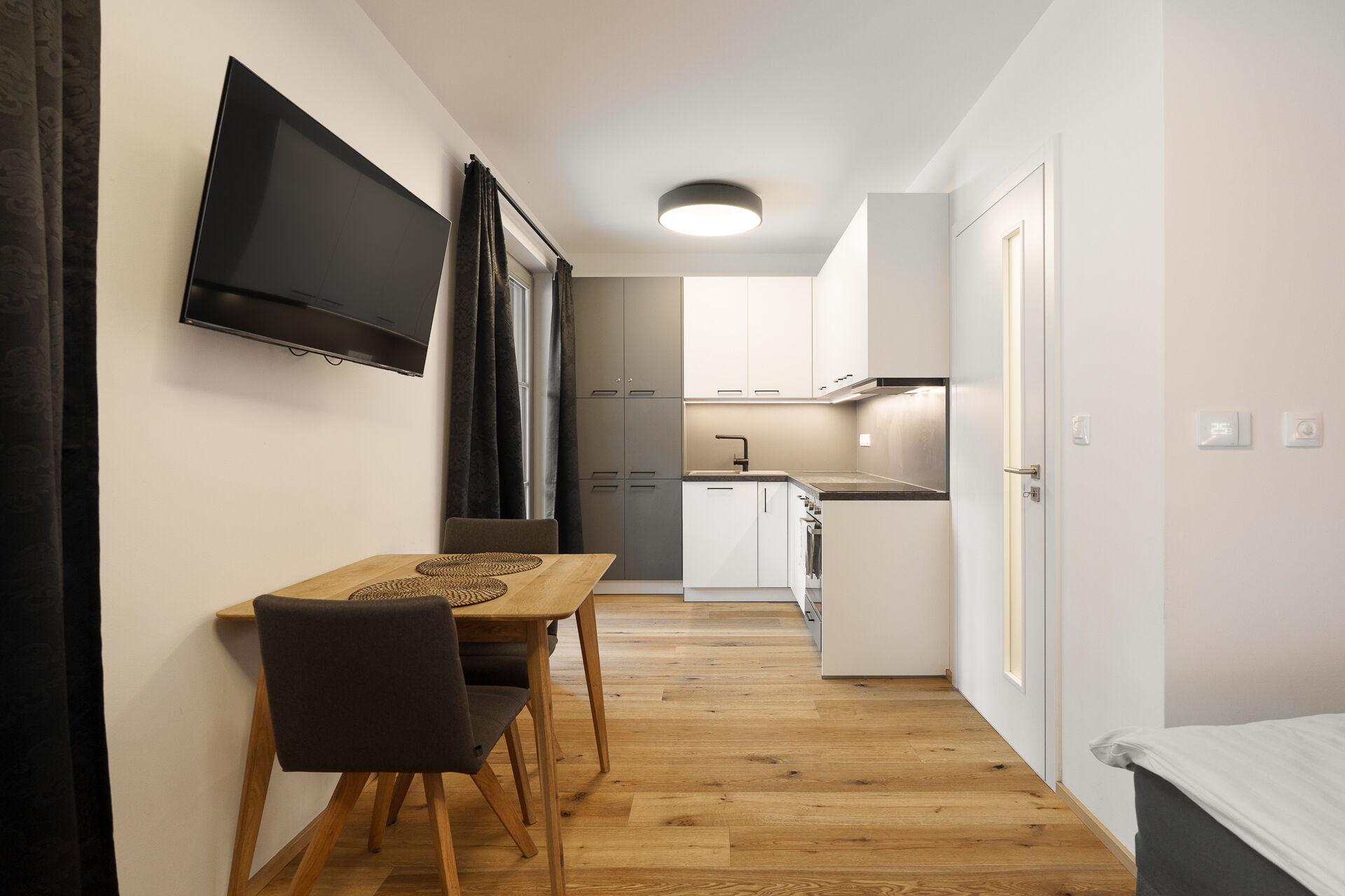 Prodej apartmánu 1+kk, 24 m², terasa 20 m², parkovací stání – Harrachov