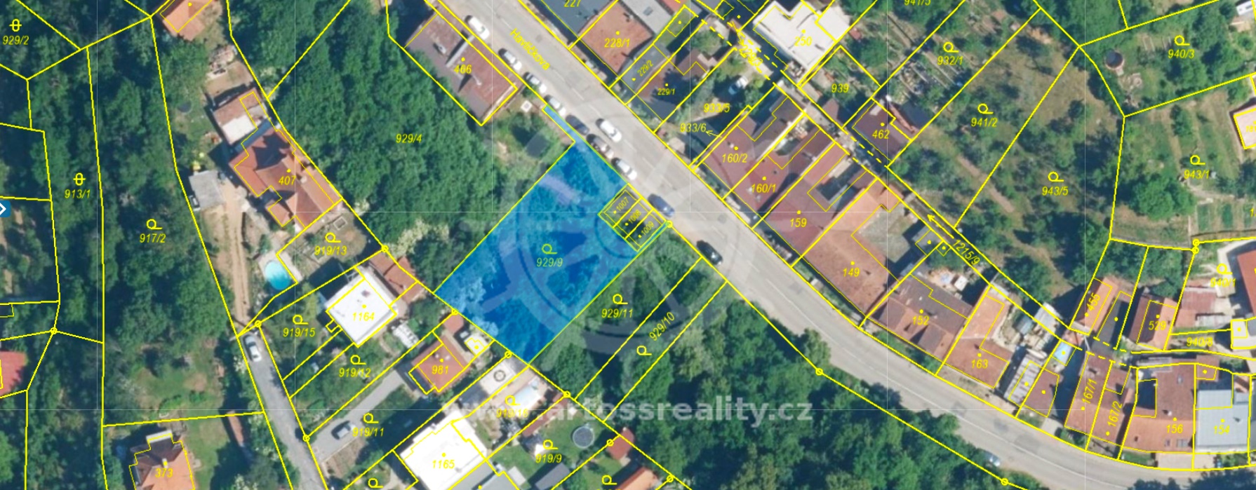 Prodej zahrady - investičního pozemku 761 m2 - Bílovice nad Svitavou, okres Brno - venkov