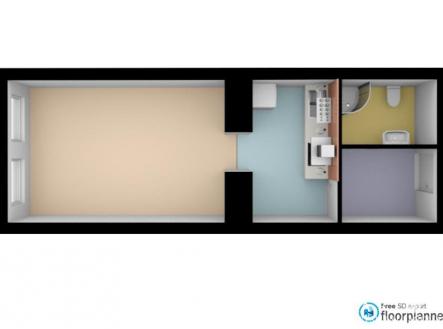 Pronájem bytu, 1+kk, 32 m²