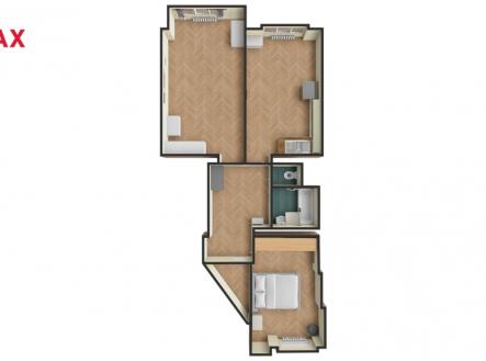 Pronájem bytu, 3+kk, 81 m²