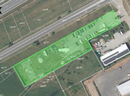 Prodej pozemku pro komerční výstavbu, 3 797 m²