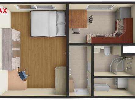 Pronájem bytu, 1+1, 35 m²