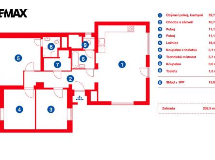 Prodej bytu, 4+kk, 110 m²
