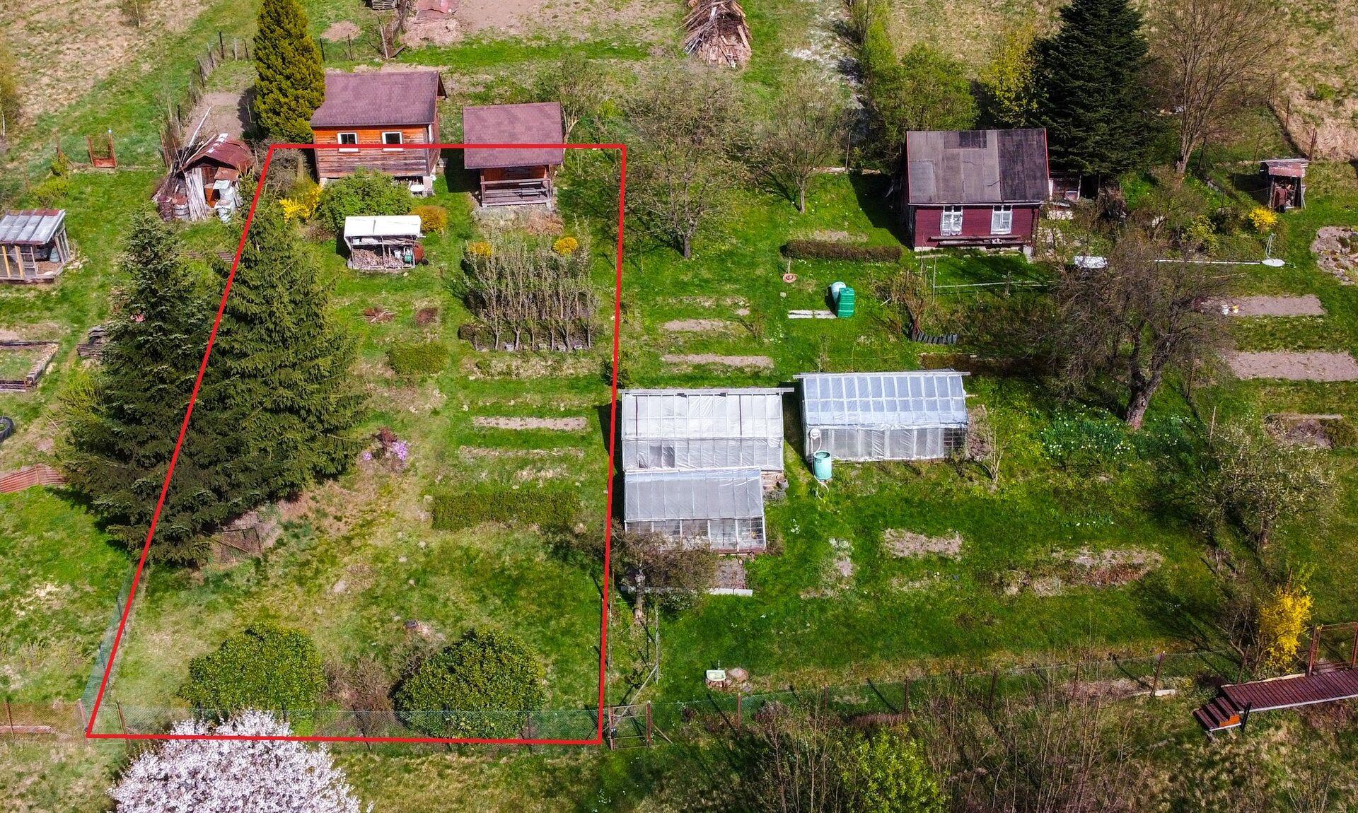 Prodej zahrady v Tanvaldě, část Šumburk nad Desnou