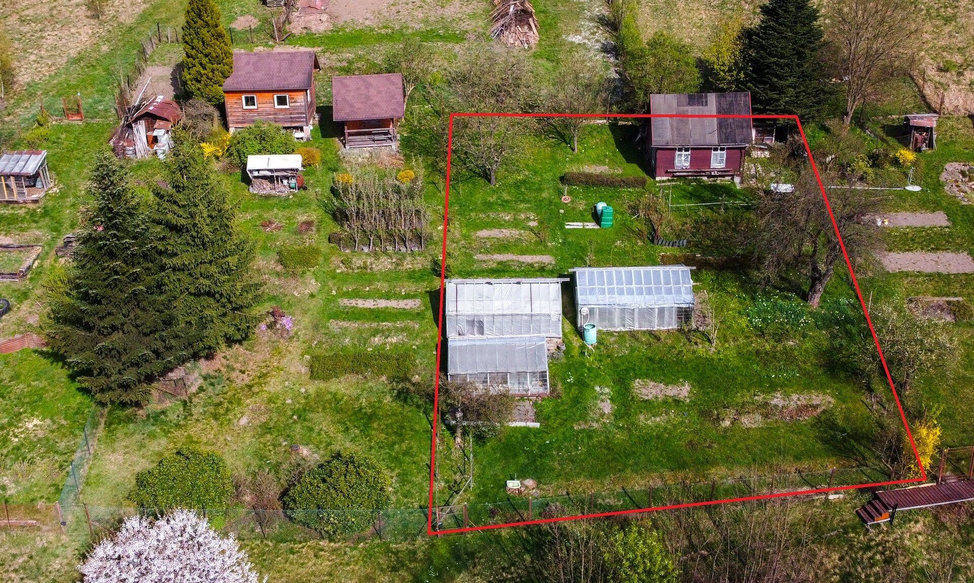 Prodej zahrady v Tanvaldě, část Šumburk nad Desnou