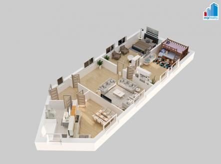 Prodej bytu, 3+1, 120 m²