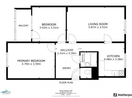 Prodej bytu, 3+1, 72 m²