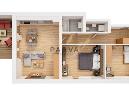 Prodej bytu, 3+kk, 73 m²