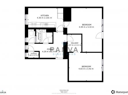 Prodej bytu, 2+1, 58 m²