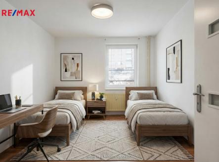 vizualizace možného zařízení pokoje 1