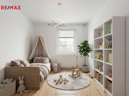 vizualizace možného zařízení pokoje 2