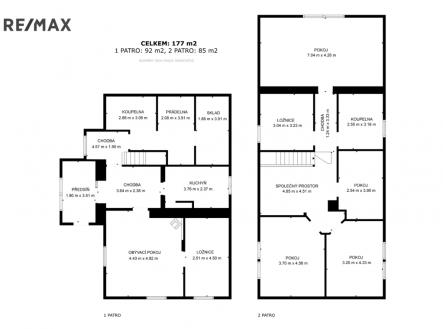 Prodej chaty/rekreačního objektu, 209 m²