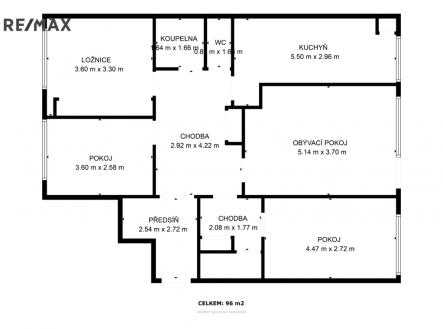 Prodej bytu, 4+1, 94 m²