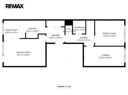 Prodej bytu, 3+1, 83 m²