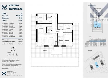 Prodej bytu, 5+kk, 117 m²