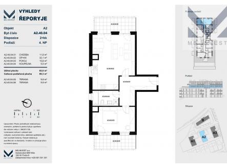 Prodej bytu, 2+kk, 65 m²