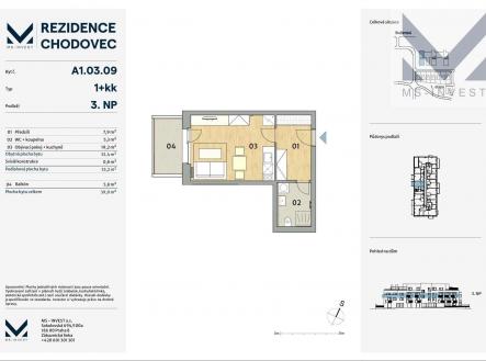 Prodej bytu, 1+kk, 32 m²