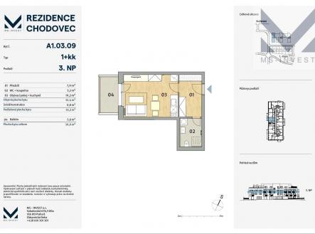 Prodej bytu, 1+kk, 32 m²