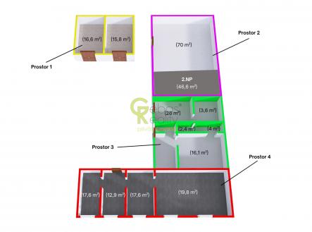 Pronájem skladovací prostor, 16 m²