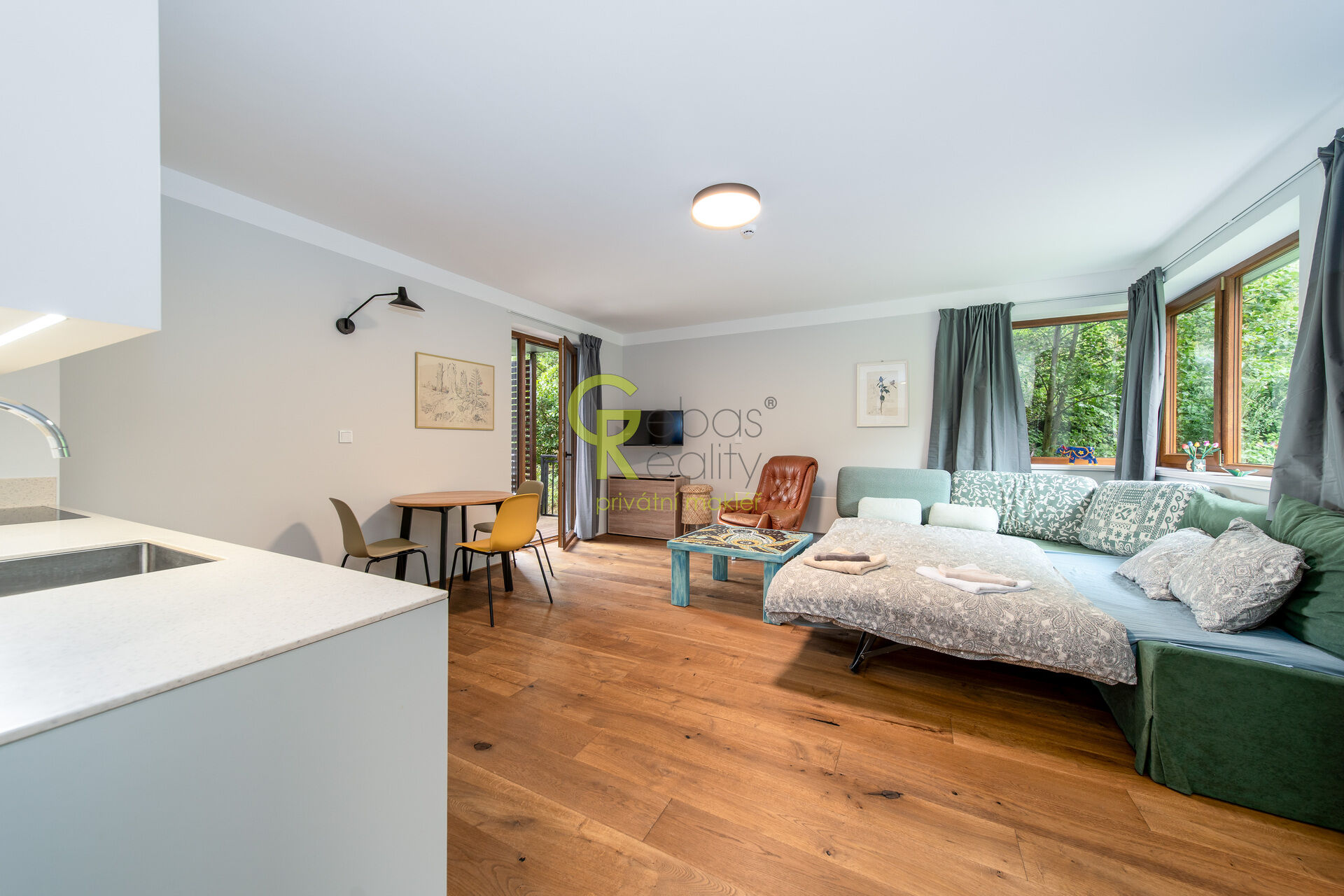 Prodej moderního horského apartmánu 1+kk v Bratrouchově, západní Krkonoše