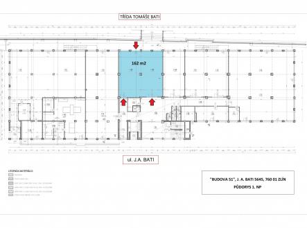 Pronájem obchodní prostory, 162 m²